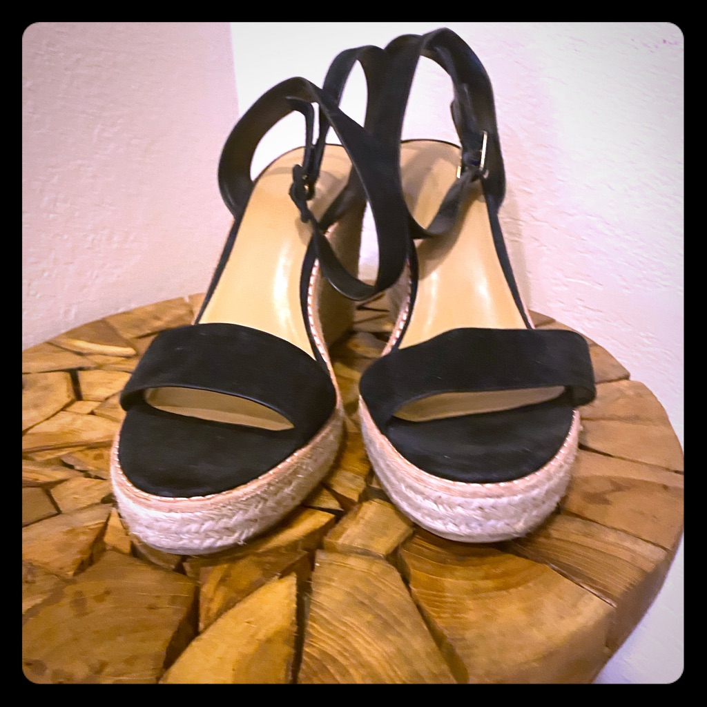 Banana Republic Ankle Strap Wedges